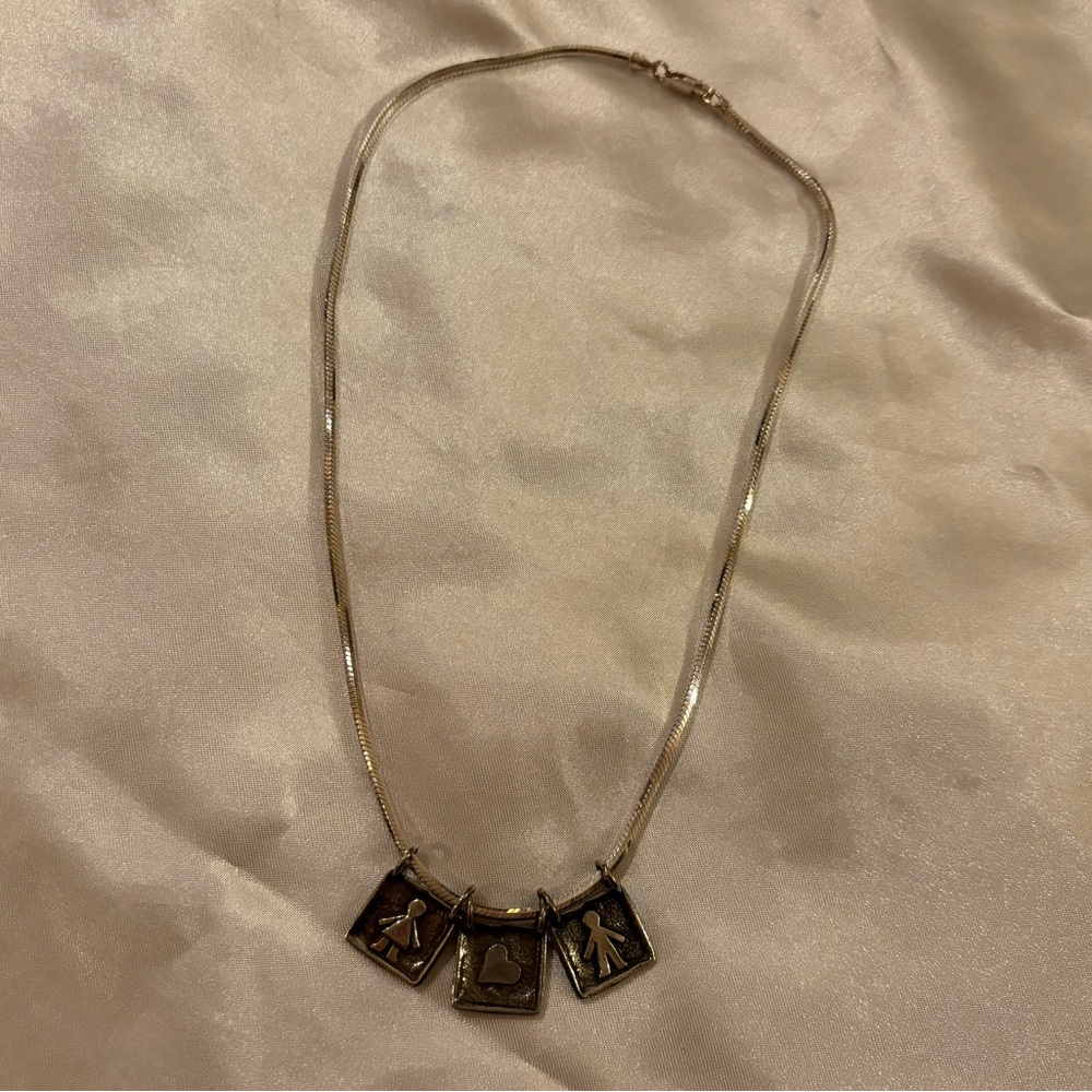 Silpada Designs Sterling Silver Love Necklace